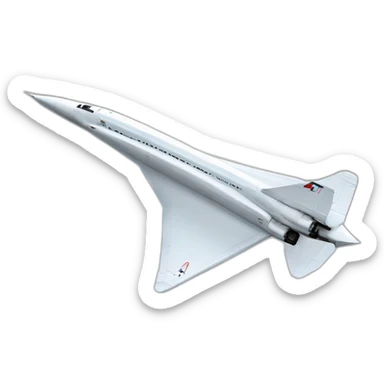 concorde plane synthesizer sticker