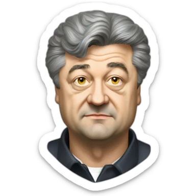 petro poroshenko mugshot sticker