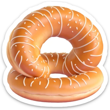 simit sliced in half, showing soft inside sticker