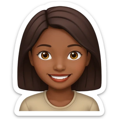 Indonesian girl, java girl sticker