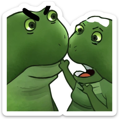 Black girl slap white guy in face  sticker