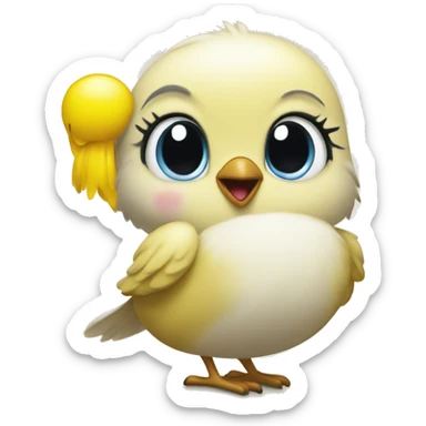 Tweety bird celebrtion sticker