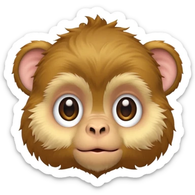 rookie monkeys puppy head sticker
