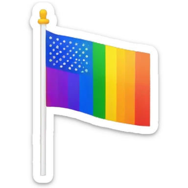 Gay male flag sticker