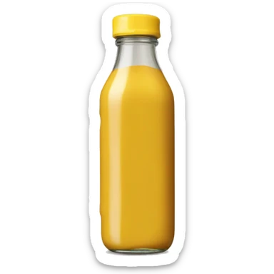 Mustard bottle  sticker