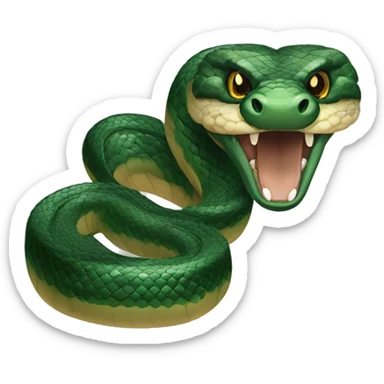 Anaconda snake strong sticker
