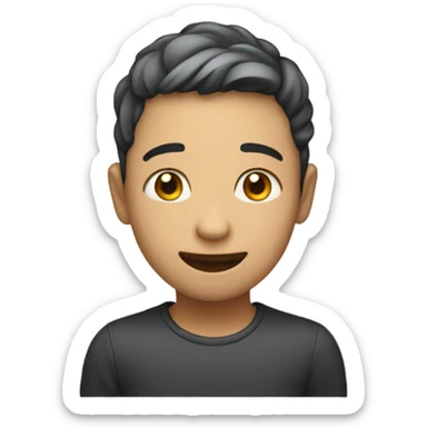 Fainting cutely sticker