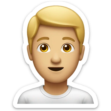 A person face saying "are you series" sticker