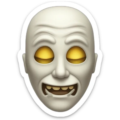 mask-of-madness sticker