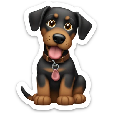 perro salchicha sticker