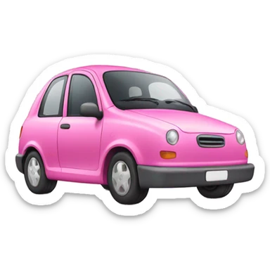 pink car sticker