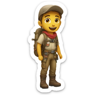 adventurous sticker