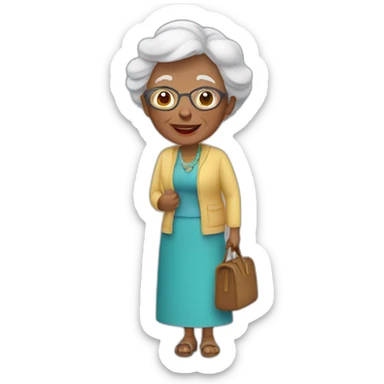 travel grandmothers sticker