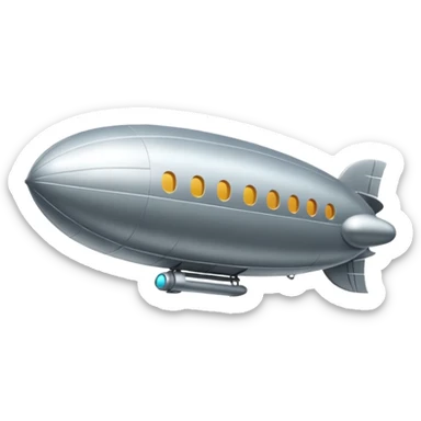 flying zeppelin  sticker