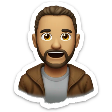 Diablo con risa de burla sticker