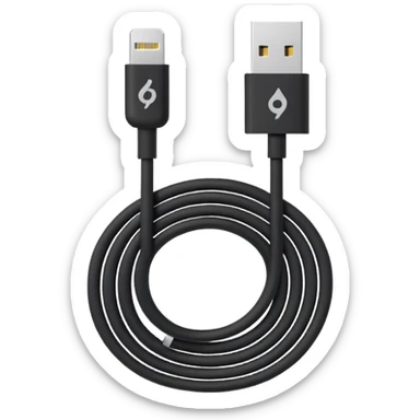 charge cable sticker