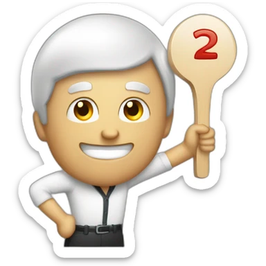 jack bilyard giving a strike to an employee sticker