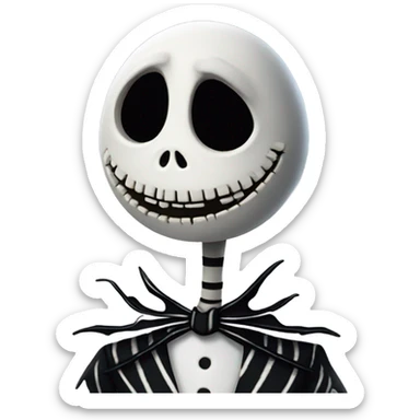 Jack skellington sticker