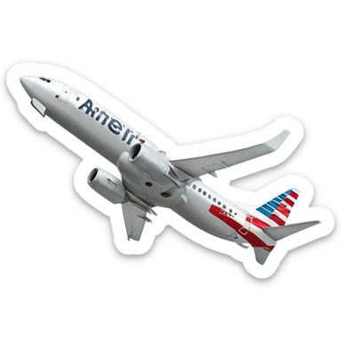 Single American Airlines 737 Max 8 sticker
