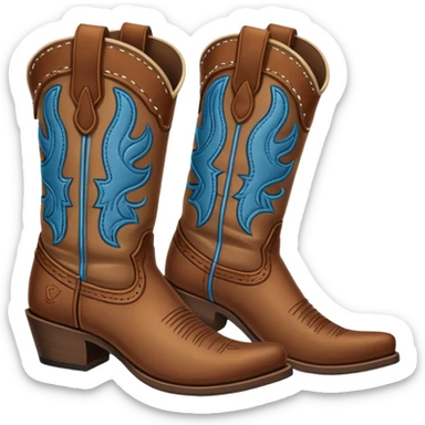 western boots sticker