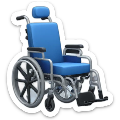 Blueberry wheelchair sticker