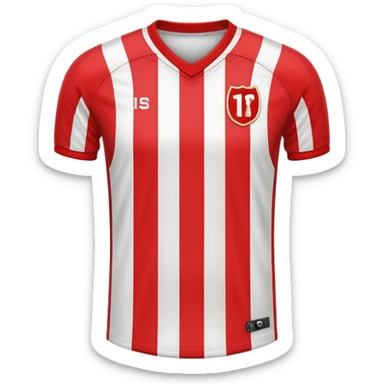 maillot football rayures sticker