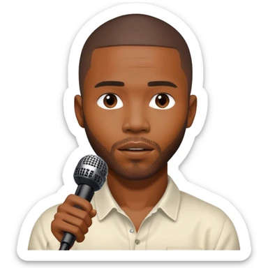 Frank ocean dropping music  sticker