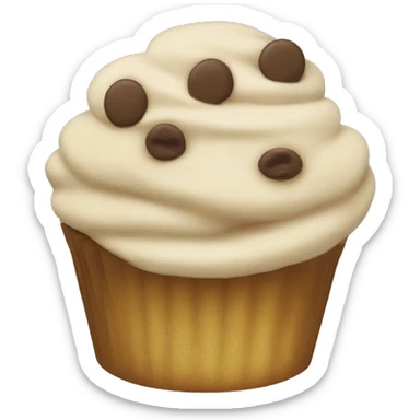 Cookie dough cupcake sticker