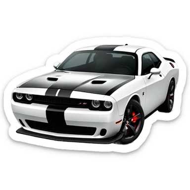 Dodge challenger SRT hellcat  sticker