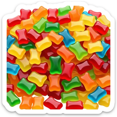 gummy candy sticker