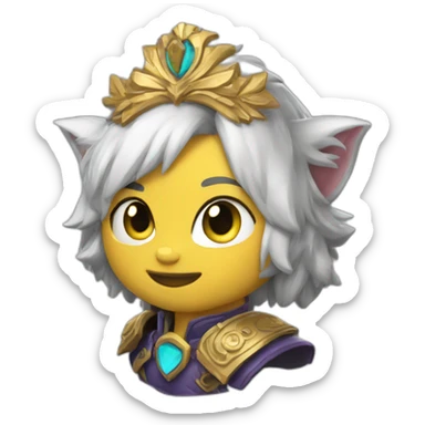 Zaza Royale from battle kitty sticker