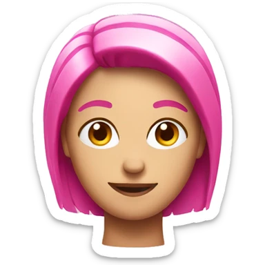 Pink Netflix logo sticker