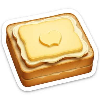  butter on bread sticker