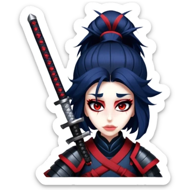 Fierce Samurai sticker