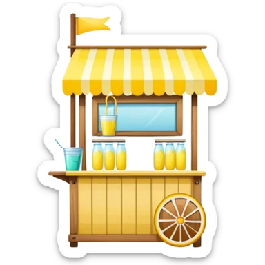 Lemonade stand sticker