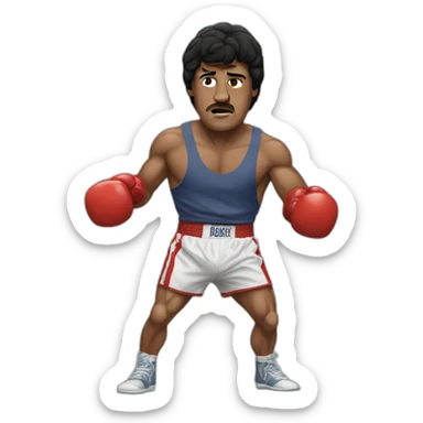 Rocky balboa boxing sticker
