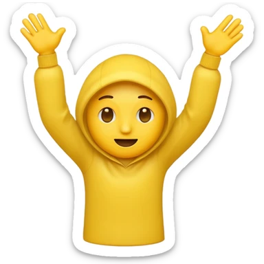 Dabbing emoji sticker