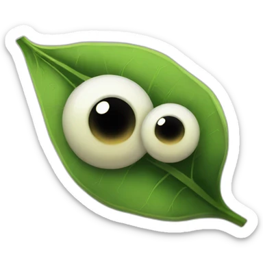 Black seed with tree eyes pvz red leaf sticker