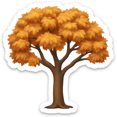 Autumn tree  sticker