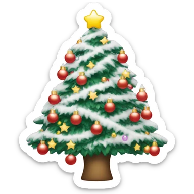 hello kitty christmas tree with lights   sticker