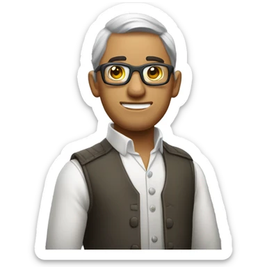 Persona tomando aguardiente antioqueño  sticker