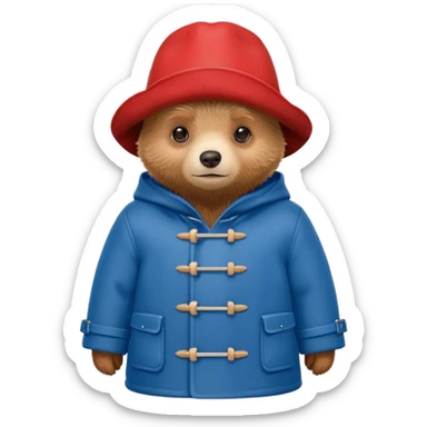 Paddington bear sticker