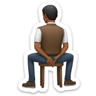 I need my back strached sticker