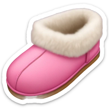 pink uggs slippers sticker