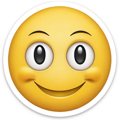 smiley face eye twitch  sticker