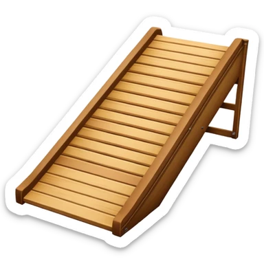 jump ramp on top view sticker
