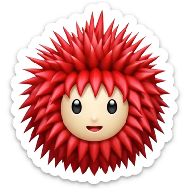 Rambutan sticker