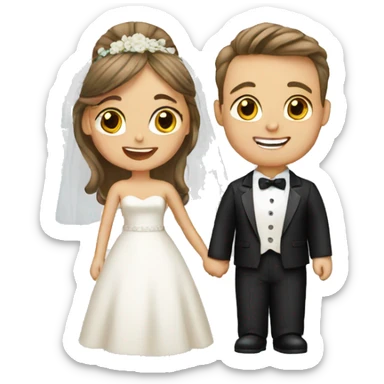 wedding sticker