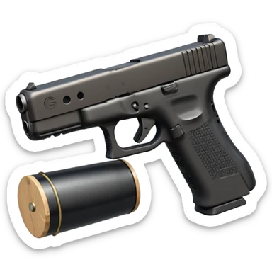 Glock 19x drum clip sticker