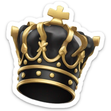 Black crown (only the crown) sticker